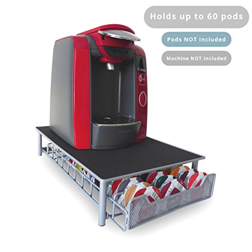 60 TDisc Pod Tassimo Coffee Holder & Dispenser Stand Drawer Storage M