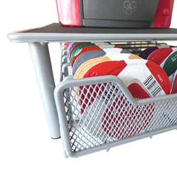 60 T-Disc Pod Tassimo Coffee Holder & Dispenser Stand Drawer Storage M&W Grey - 5