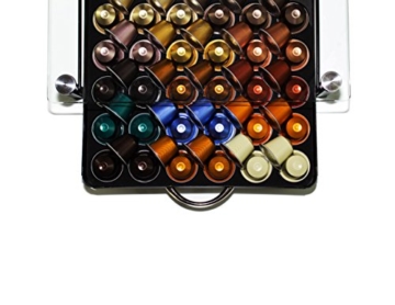 Fusoris - Schubladenbox zur Aufbewahrung von Nespresso-Kaffeekapseln kapselbox kapselhälter kapsel halter: 42 Kapseln - 2
