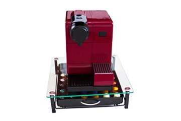 Fusoris - Schubladenbox zur Aufbewahrung von Nespresso-Kaffeekapseln kapselbox kapselhälter kapsel halter: 42 Kapseln - 4