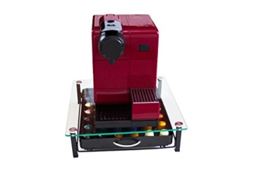 Fusoris - Schubladenbox zur Aufbewahrung von Nespresso-Kaffeekapseln kapselbox kapselhälter kapsel halter: 42 Kapseln - 4