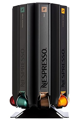 cafedeco Nespresso-Kapselhalter Kaffee Kapsel St/änder schwarz