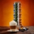 Lumaland Cuisine Kapselhalter Kapselständer drehbarer Gerader Halter für 40 Stück Nespresso Kaffee Kapseln Chrome - 4