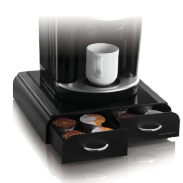 Mind Reader 'Anchor' für 32 Tassimo T-Discs, 20 Vertuoline Nespresso Kapseln, 20 Keurig Vue Packs - Black Kaffee Pod Storage Schublade - 2