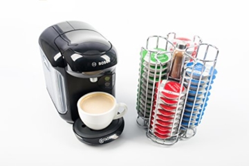 Tassimo drehbarer Edelstahl T-Disc Pod Halterung (Speichert 52 Kapseln) – inklusive gratis Schokolade Shaker von Küche Sterne - 4