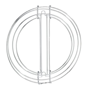 Wenko 5620100 Turbo-Loc Kaffee Kapsel Halter - Befestigen ohne bohren, verchromtes Metall, 26 x 27 x 2.8 cm, Silber glänzend - 2