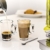 livivo® Kaffee-Kapselhalter – Organisieren und Display Ihren Kaffee Pods in Stil – bis Platz in ihrer Küche – Tower Ständer Spender mit Rutschfeste FILZ Unterseite – hergestellt aus hochwertigem verchromtem Edelstahl 32 Dolce - 4