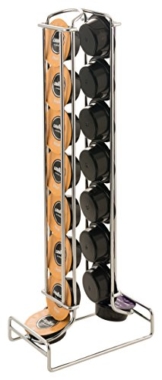 Macom Just Kitchen 602 Totem Spender für Lavazza „A Modo Mio“ Kaffee-Kapseln, für 16 Kapseln, aus poliertem, verchromtem Stahl - 1